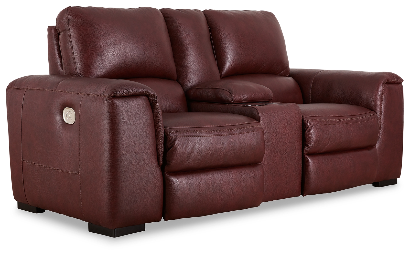 Alessandro - PWR REC Loveseat/Con/Adj HDRST - Garnet