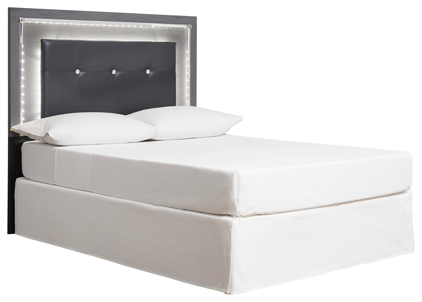 Lodanna - Full UPH Panel Headboard - Gray