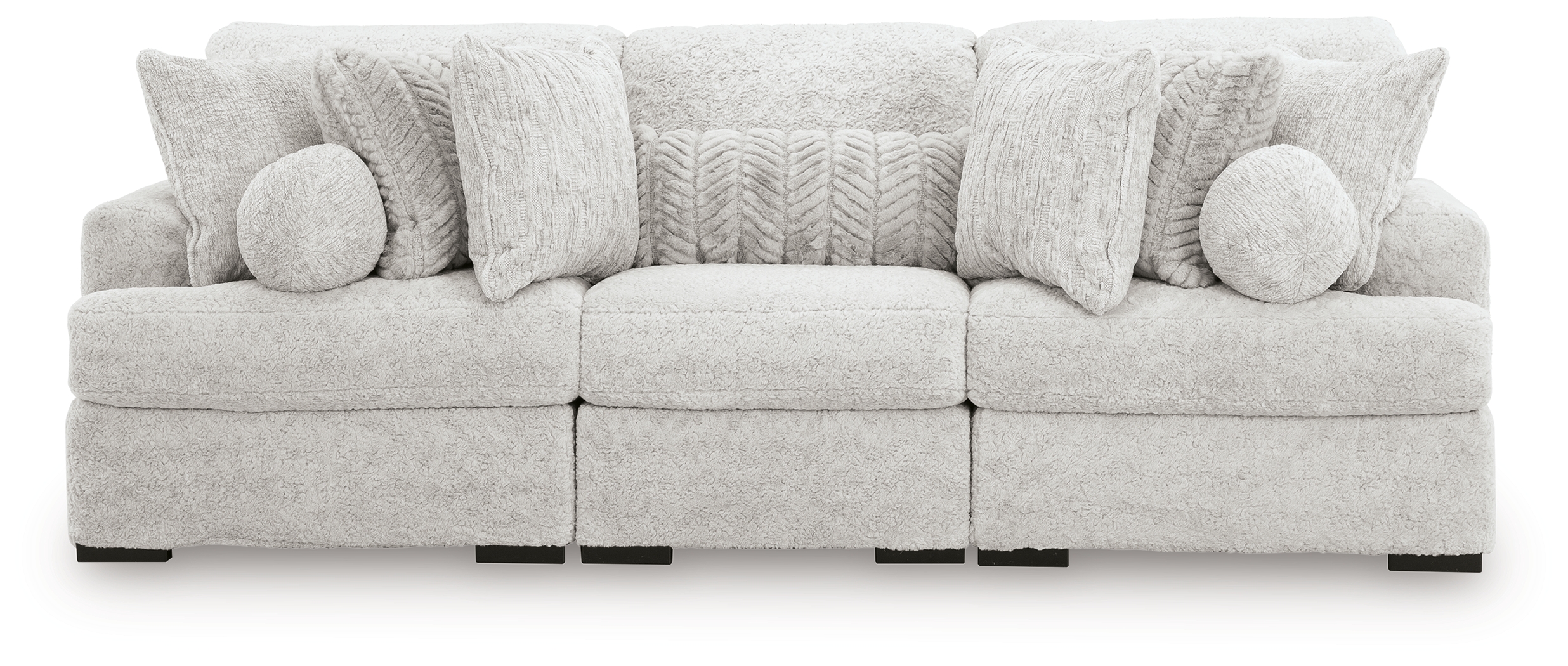 Cuddle Plush - 3-Piece Sectional - Arctic