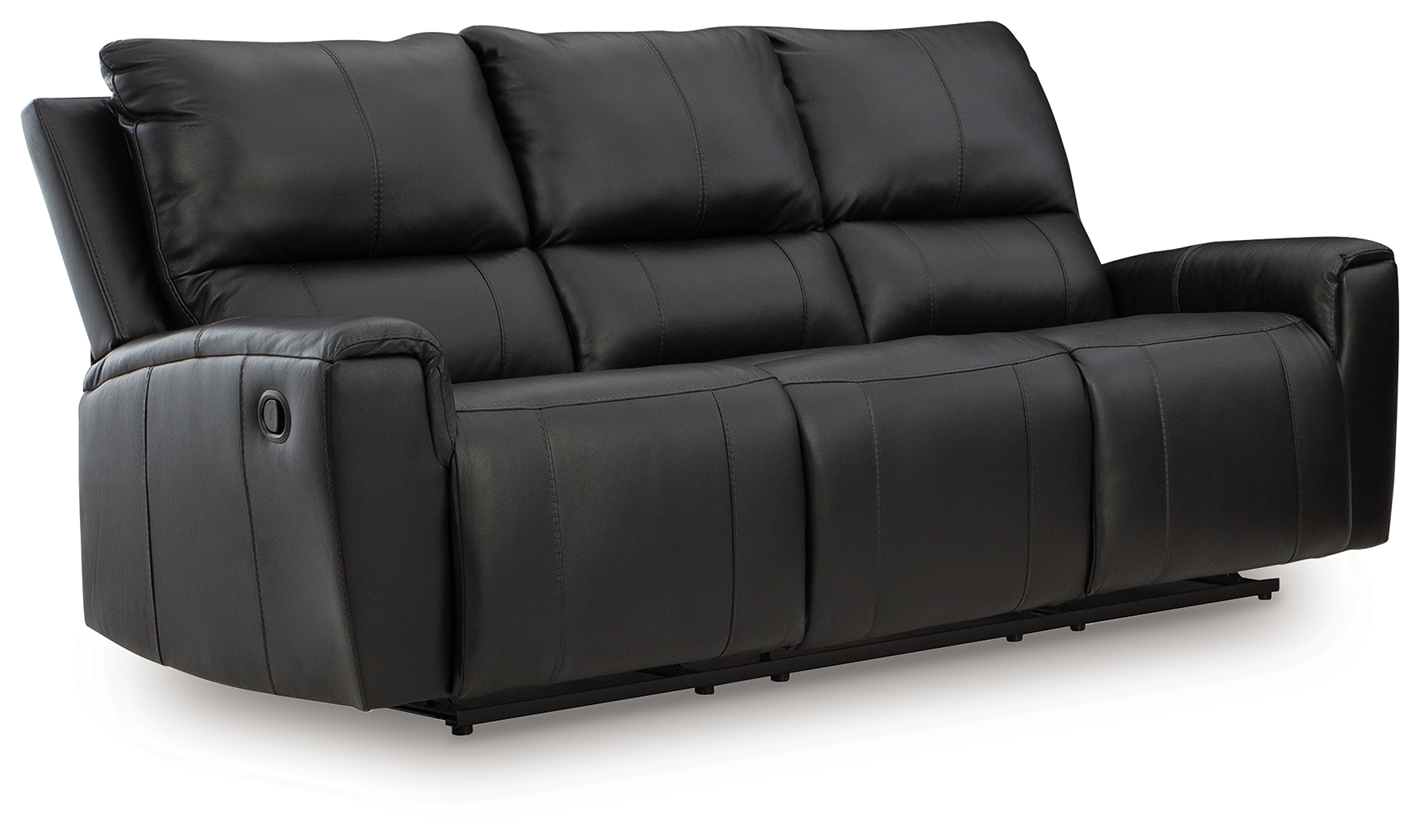 Glossmore - Reclining Sofa - Black