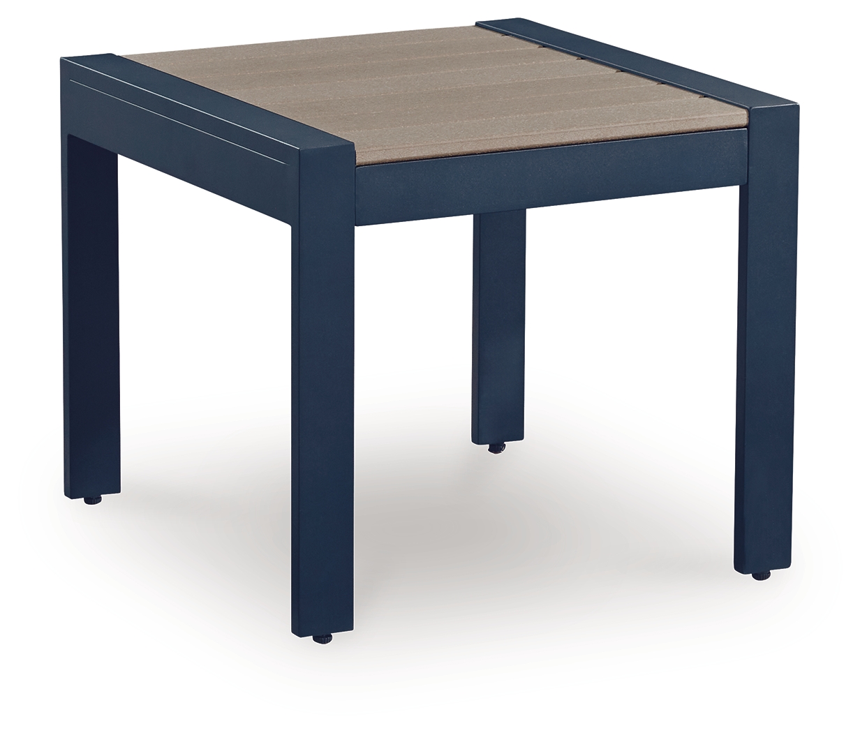 East Beach - Rectangular End Table - Blue