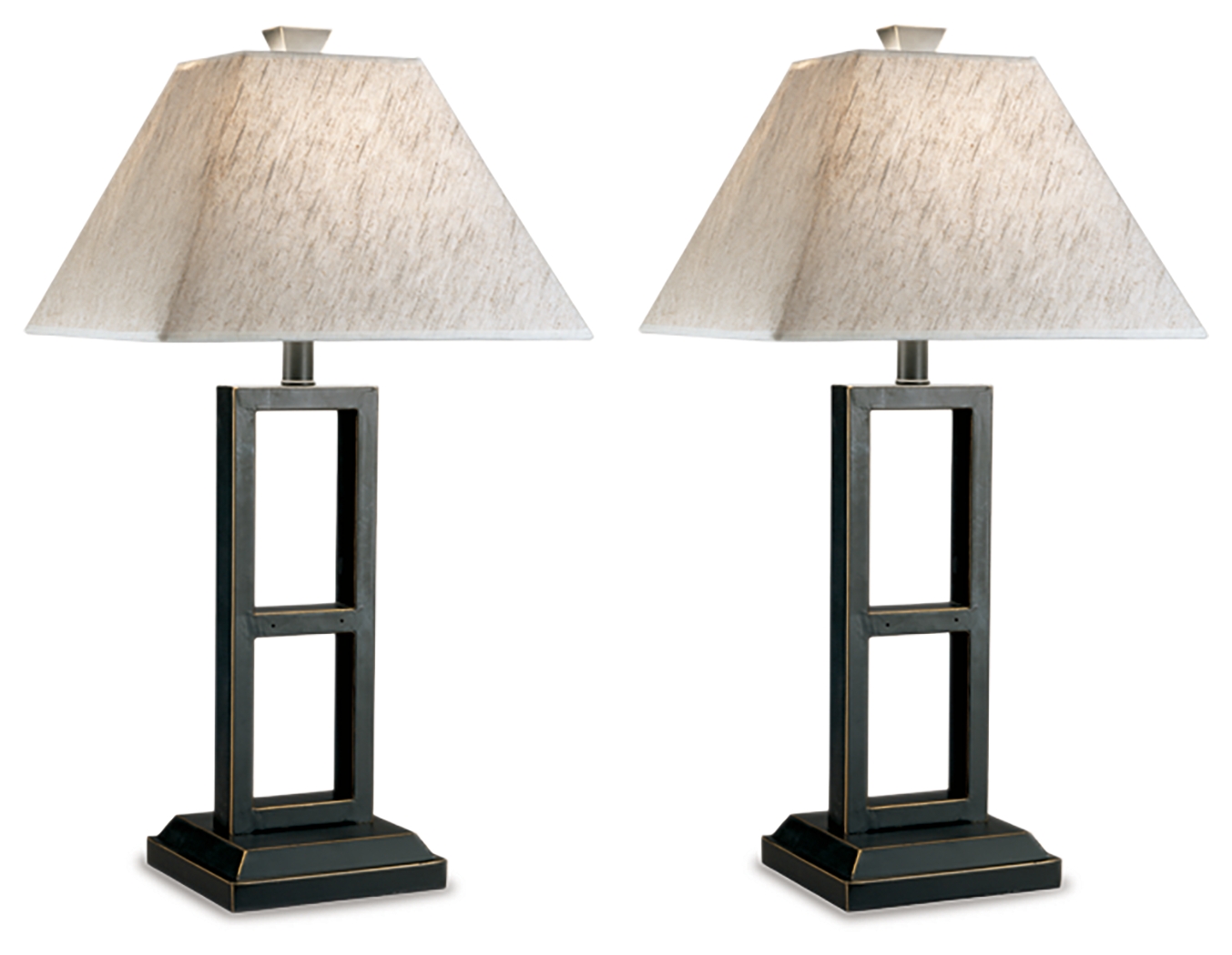Deidra - Metal Table Lamp (Set of 2) - Black