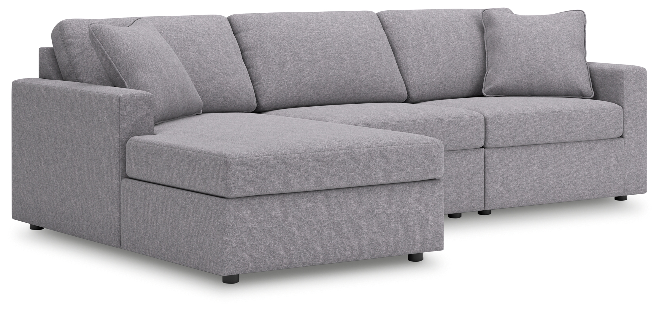 Modmax - 3-Piece Sectional With Laf Corner Chaise - Granite
