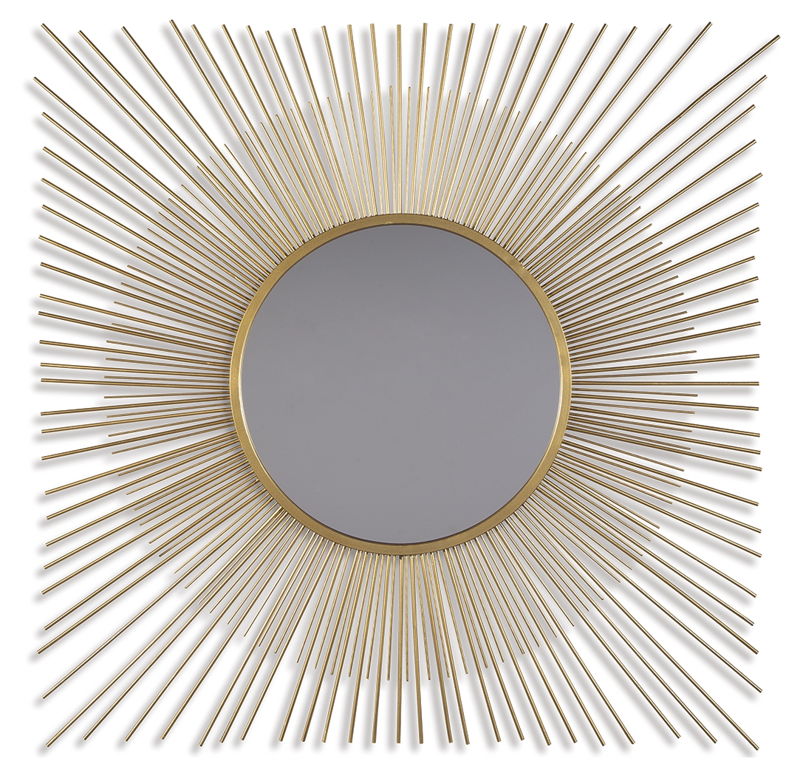 Elspeth - Accent Mirror - Gold Finish