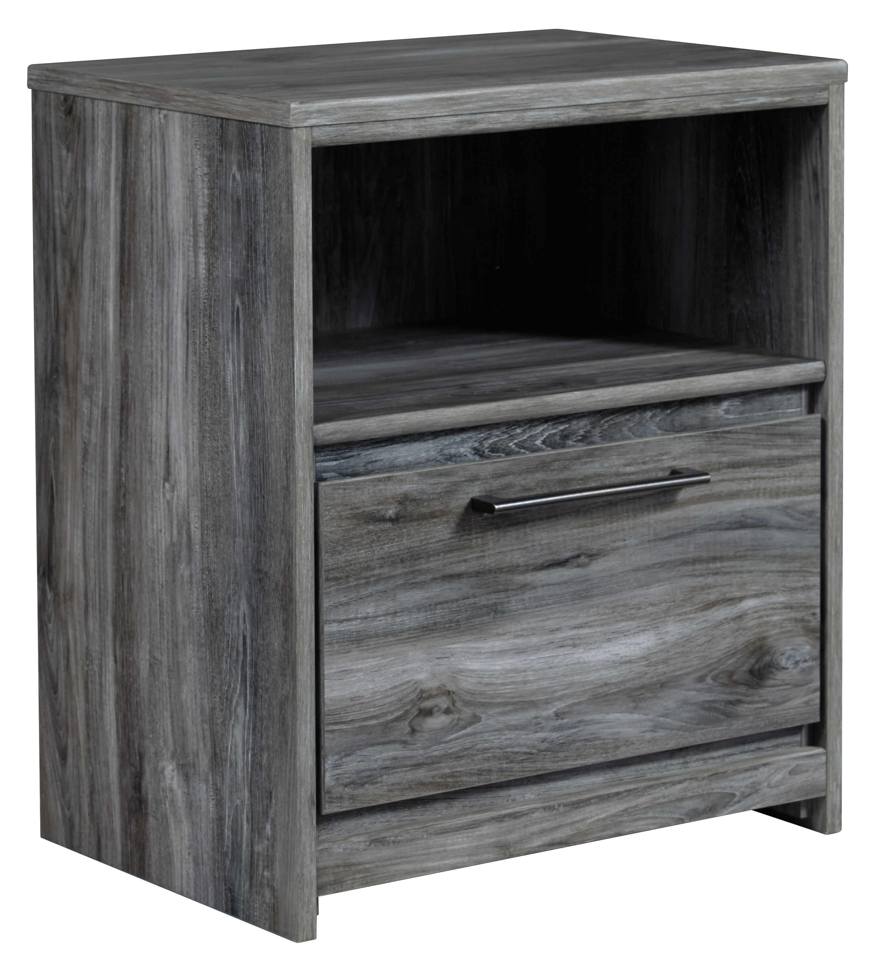 Baystorm - One Drawer Night Stand - Gray