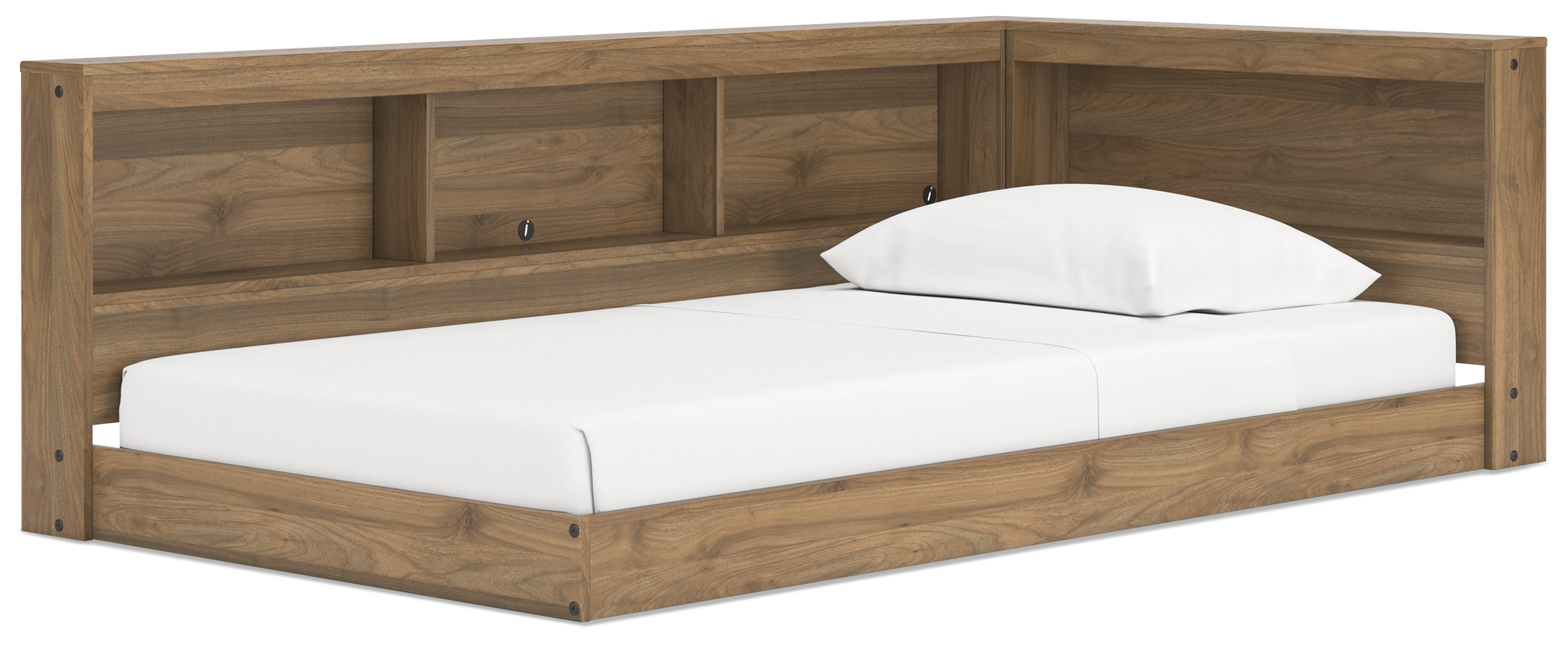 Deanlow - Twin Bookcase Storage Bed - Honey