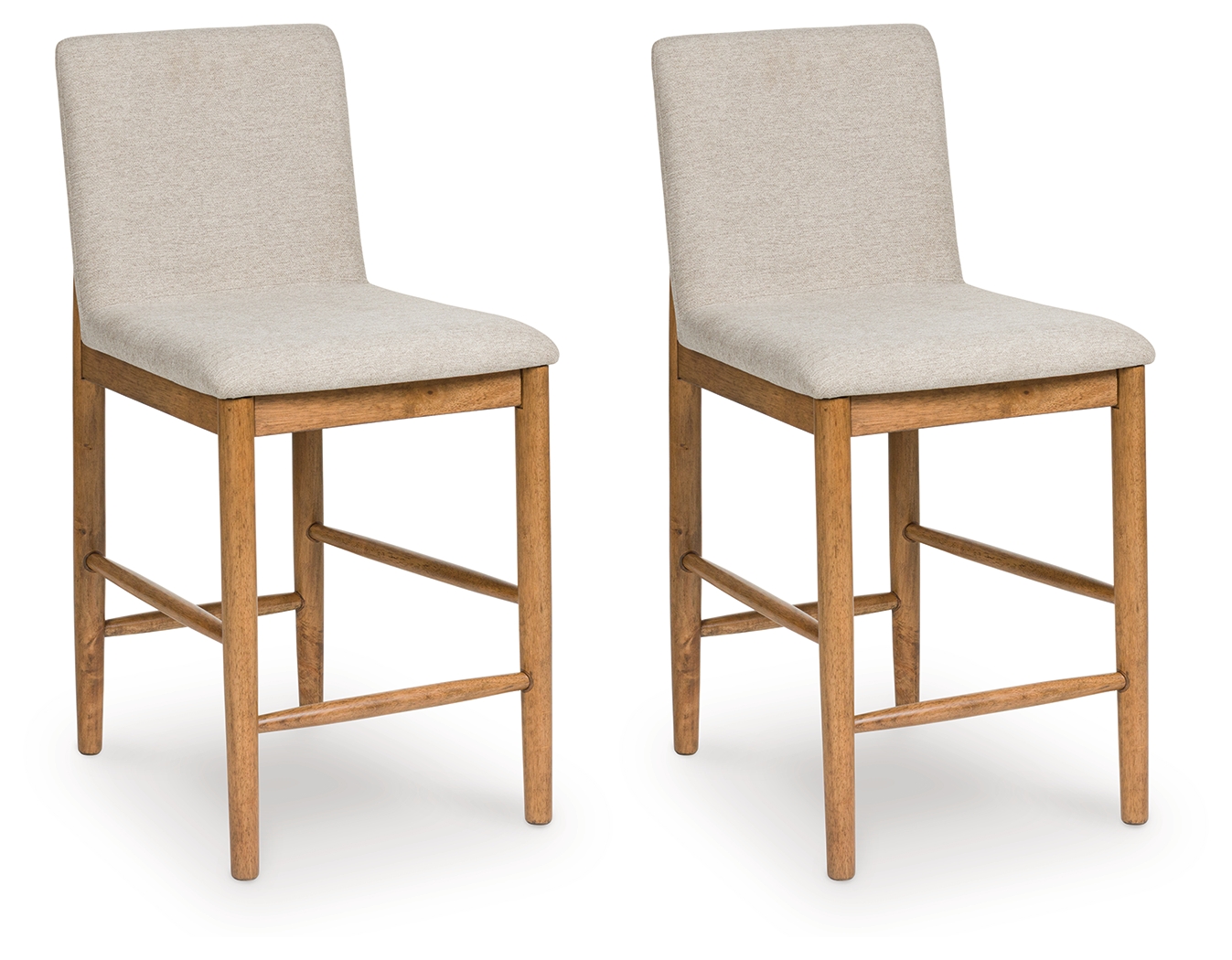 Isanti - Upholstered Barstool (Set of 2) - Light Brown