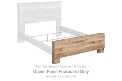 Hyanna - Queen Panel Footboard - Tan Brown
