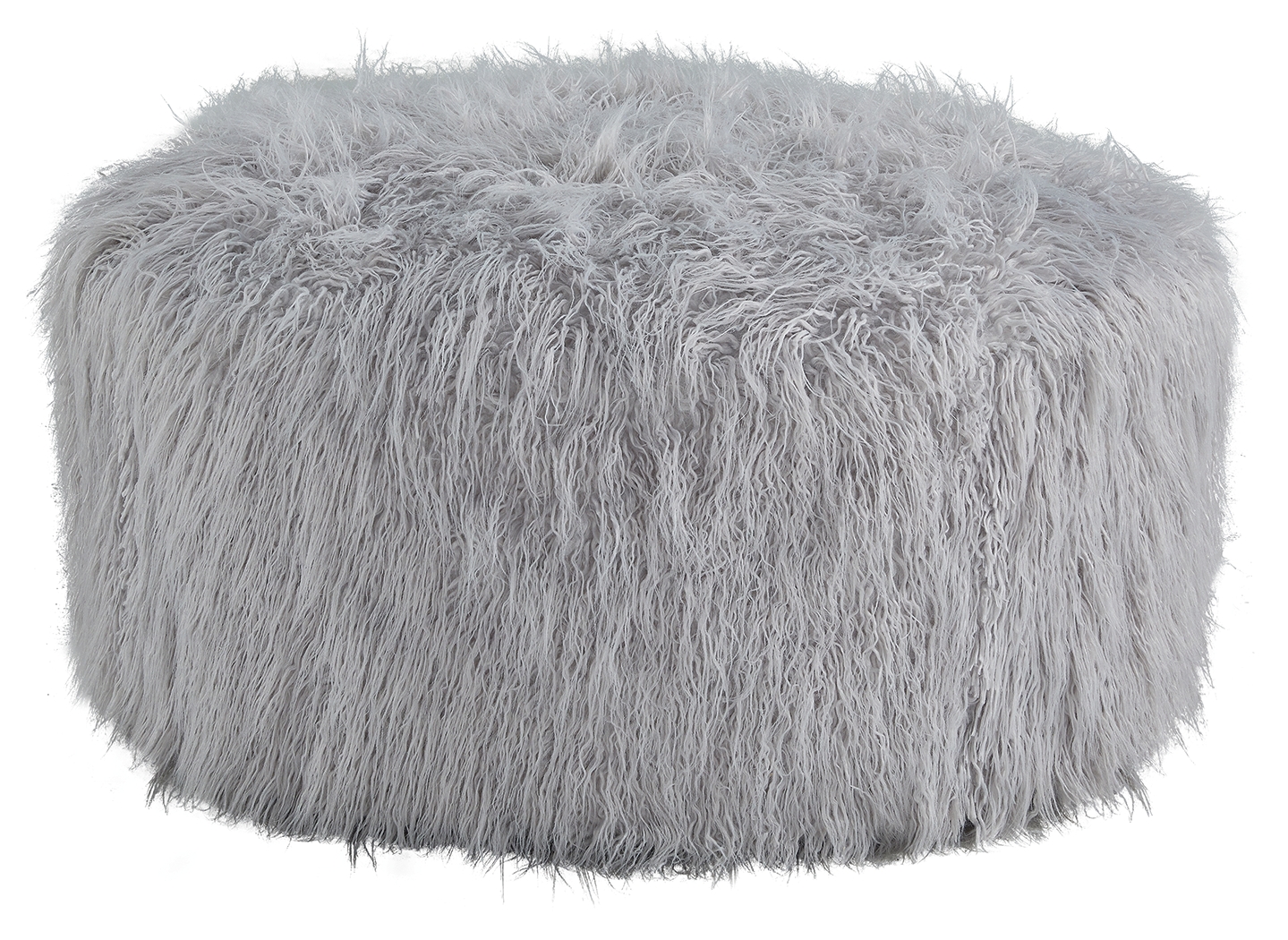 Galice - Oversized Accent Ottoman - Light Gray