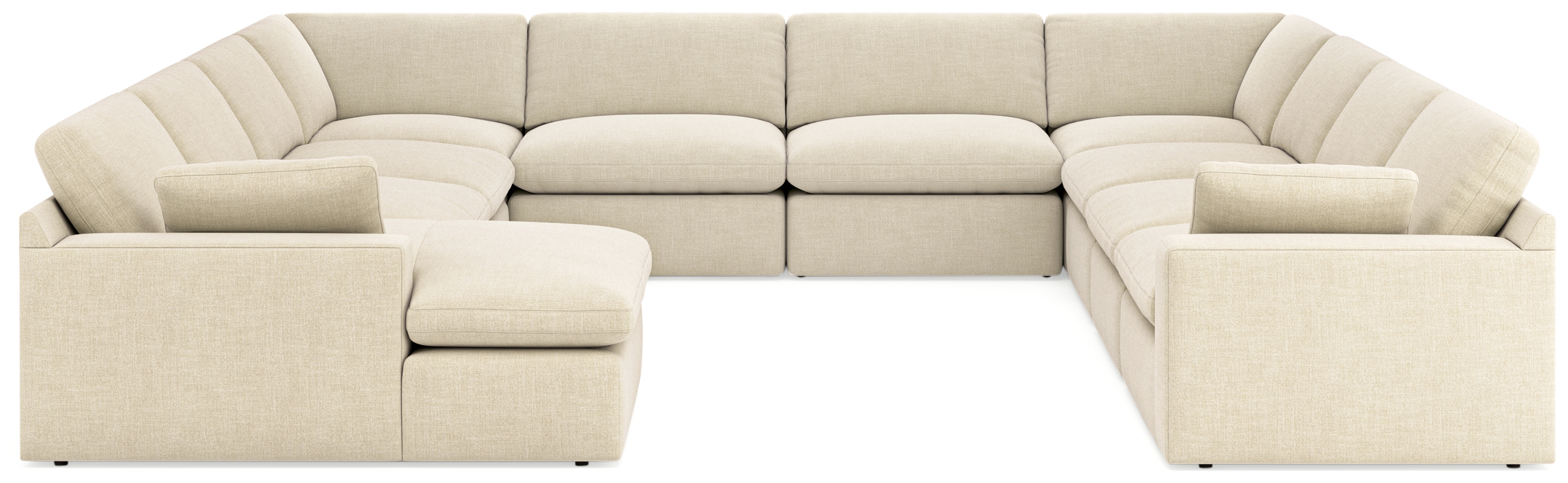 Elyza - 10-Piece Sectional - Linen