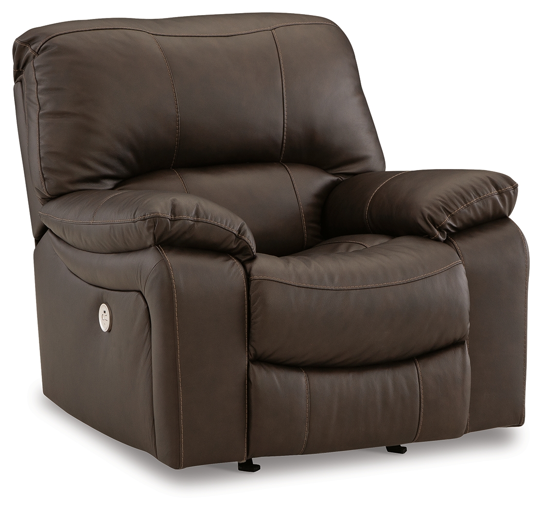 Leesworth - Power Rocker Recliner - Dark Brown