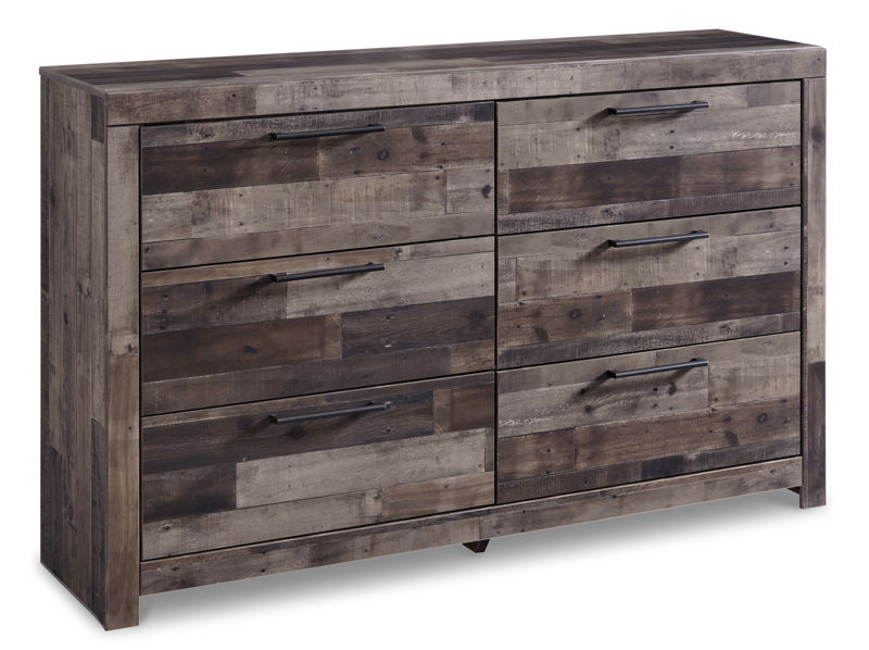 Derekson - Six Drawer Dresser - Multi Gray