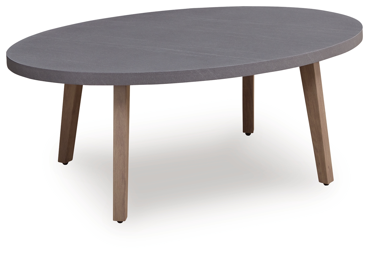 Harmony Headlands - Oval Cocktail Table - Natural / Gray