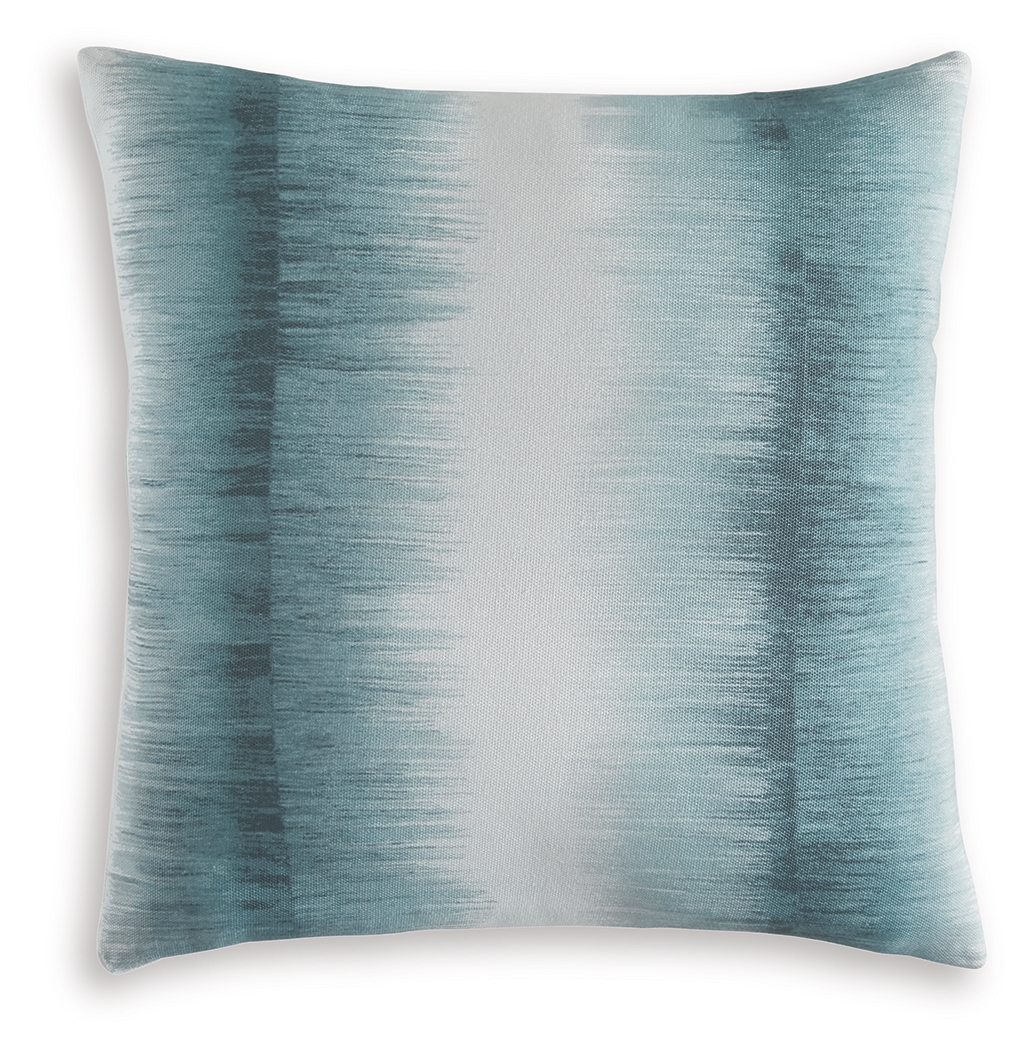 Elonwich - Pillow (Set of 4) - Teal / White