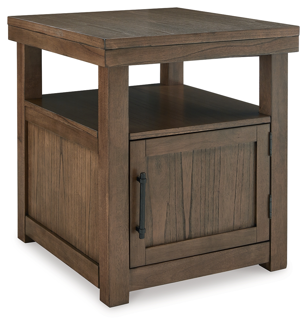 Boardernest - Rectangular End Table - Brown