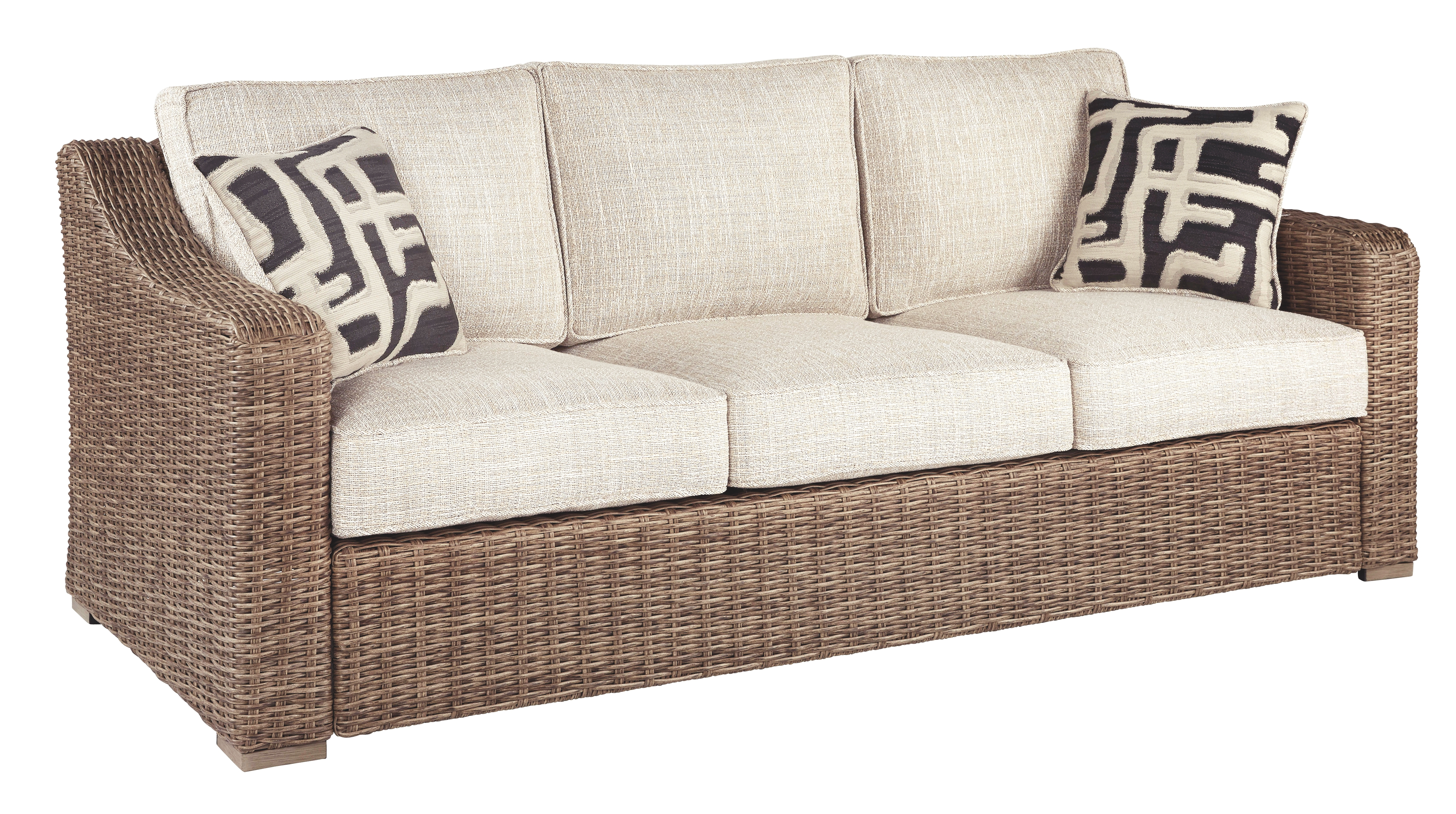 Beachcroft - Sofa with Cushion - Beige