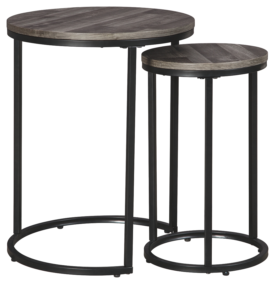 Briarsboro - Accent Table Set (Set of 2) - Black / Gray