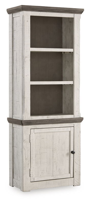 Havalance - Left Pier Cabinet - Brown / Beige