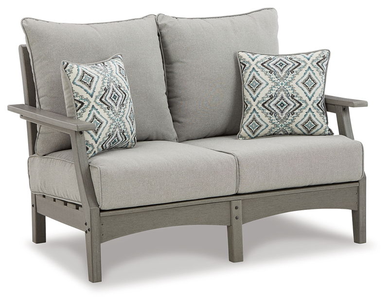 Visola - Loveseat w/Cushion - Gray