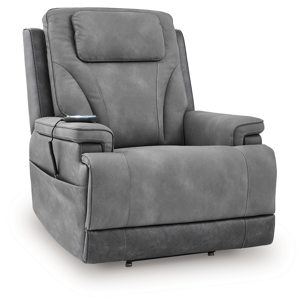 4Z-Peaceful Pause - Power Lift Recliner - Slate