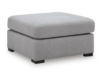 Lakepoint - Oversized Accent Ottoman - Nickel