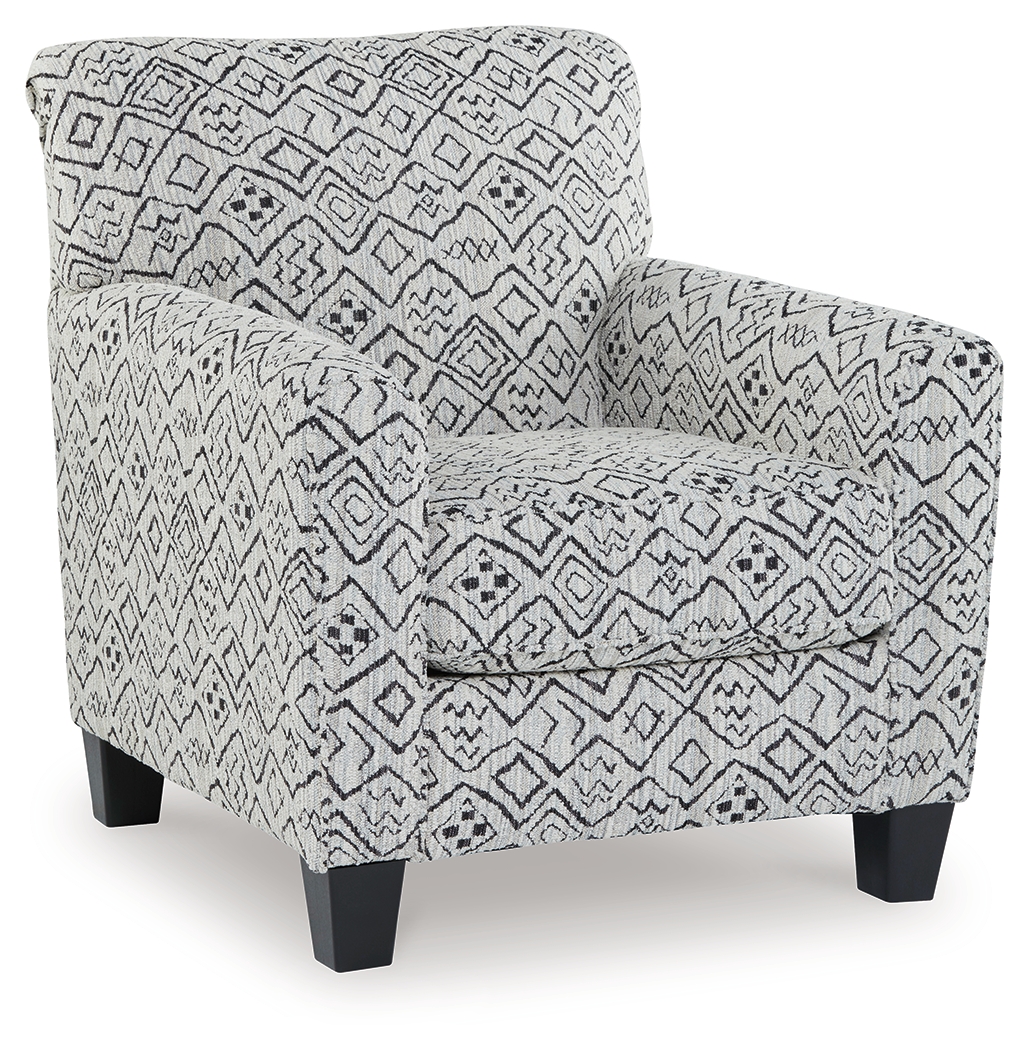 Hayesdale - Accent Chair - Black / Cream