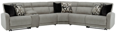 Colleyville - 6-Piece Power Reclining Sectional - Stone