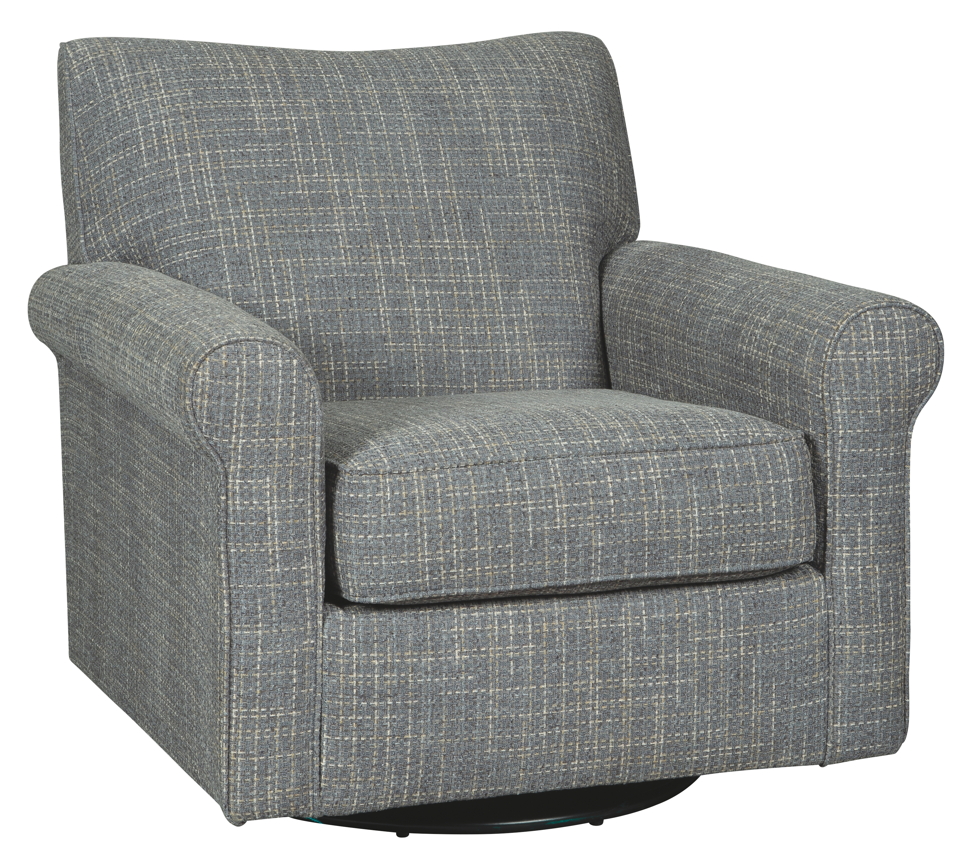 Renley - Swivel Glider Accent Chair - Ash