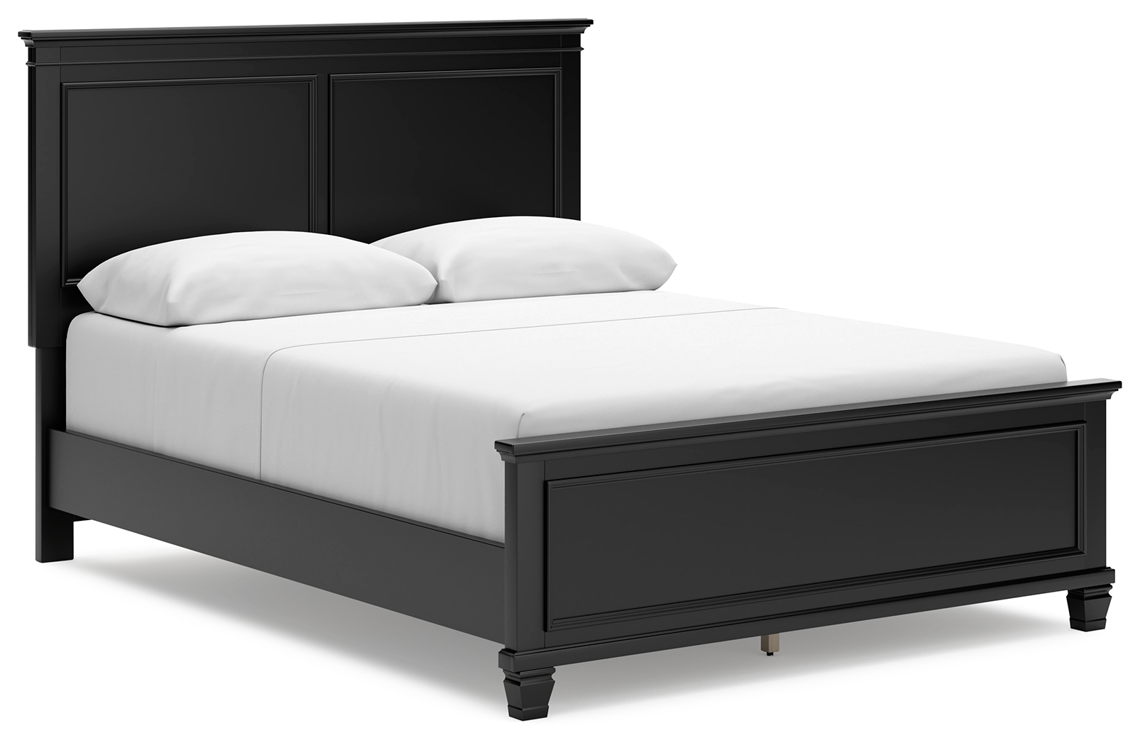 Lanolee - Queen Panel Bed - Black
