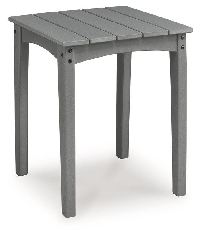 Cove Beach - Square End Table - Gray