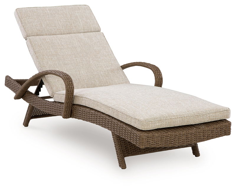 Laguna Heights - Chaise Lounge With Cushion - Beige