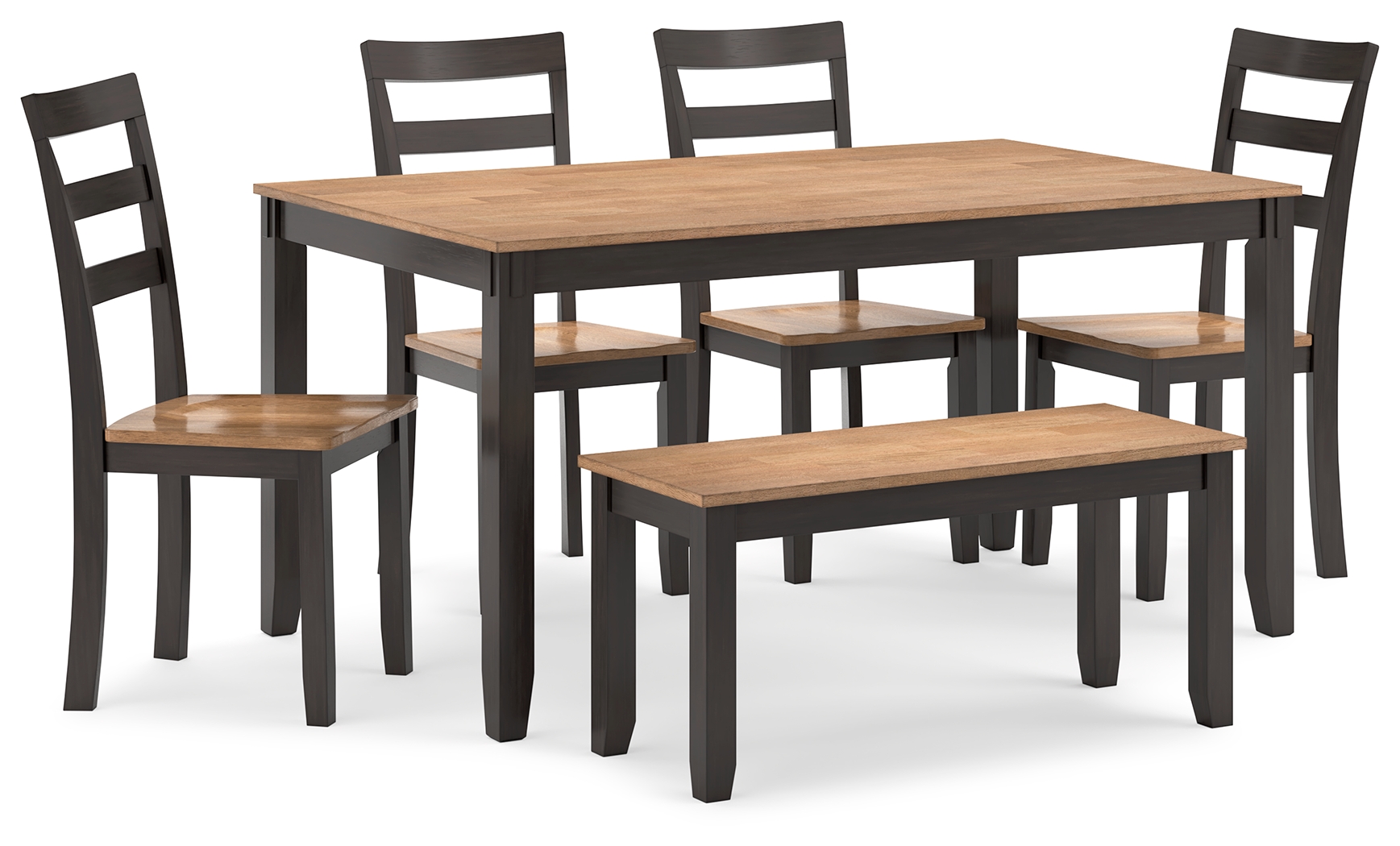Gesthaven - Dining Room Table Set (Set of 6) - Natural / Brown