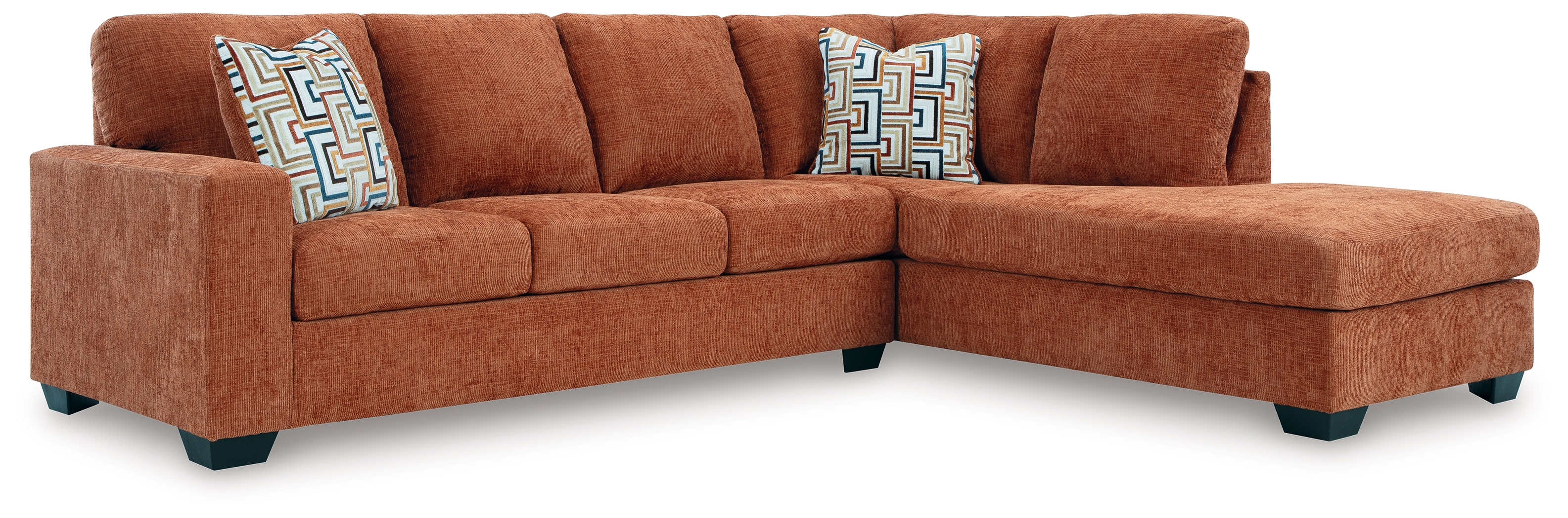 Aviemore - 2-Piece Sectional With Raf Corner Chaise - Spice