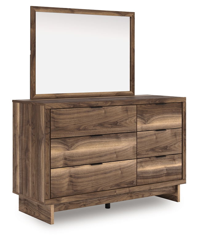 Chirason - Dresser And Mirror - Brown