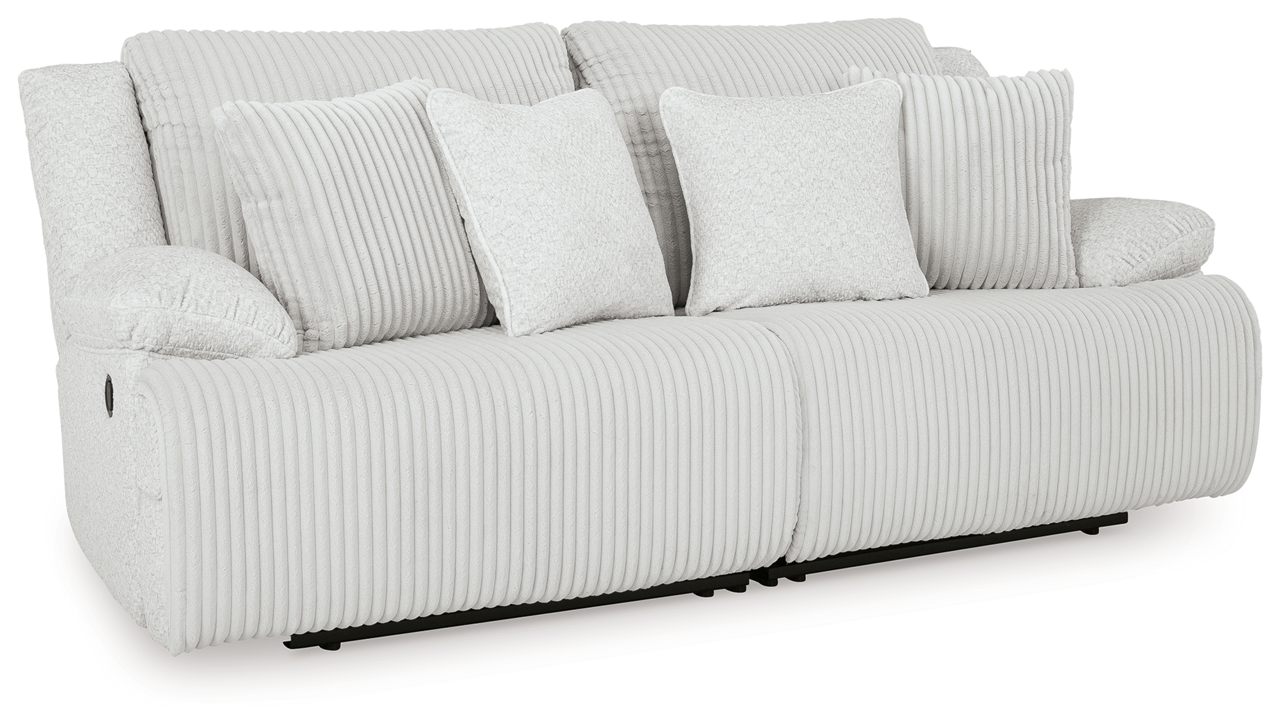 Top Tier - 2-Piece Reclining Sectional Loveseat - Alloy