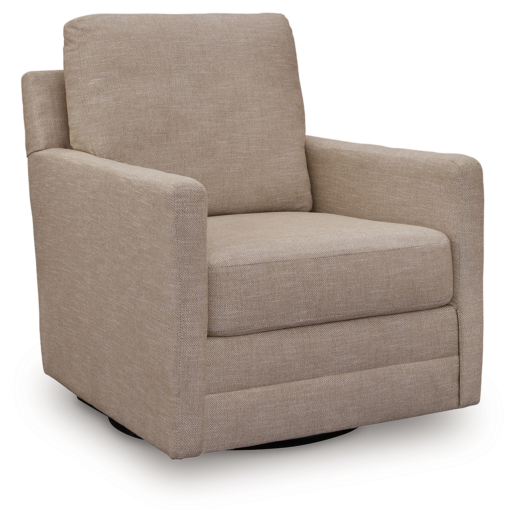 Freybourne Next-Gen Nuvella - Swivel Accent Chair - Twill
