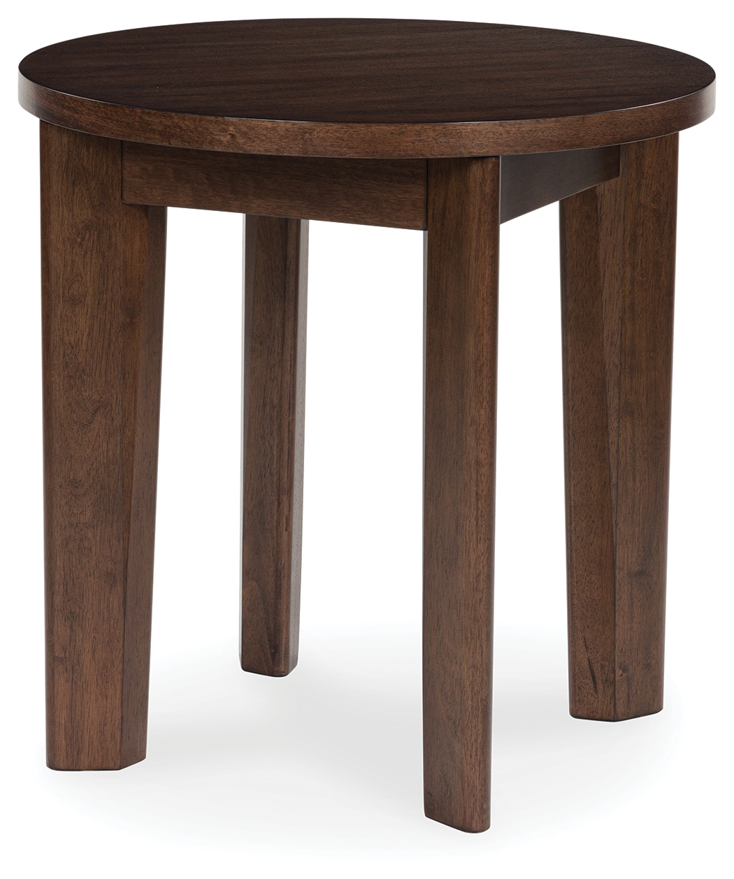Korestone 2 - Round End Table - Dark Brown