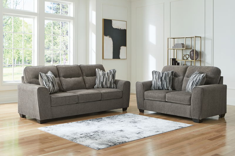 Olten - 2 Pc. - Sofa, Loveseat - Graphite