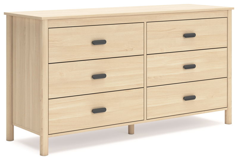 Cabinella - Six Drawer Dresser - Tan