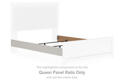 Zuraleus - Queen Panel Rails - White