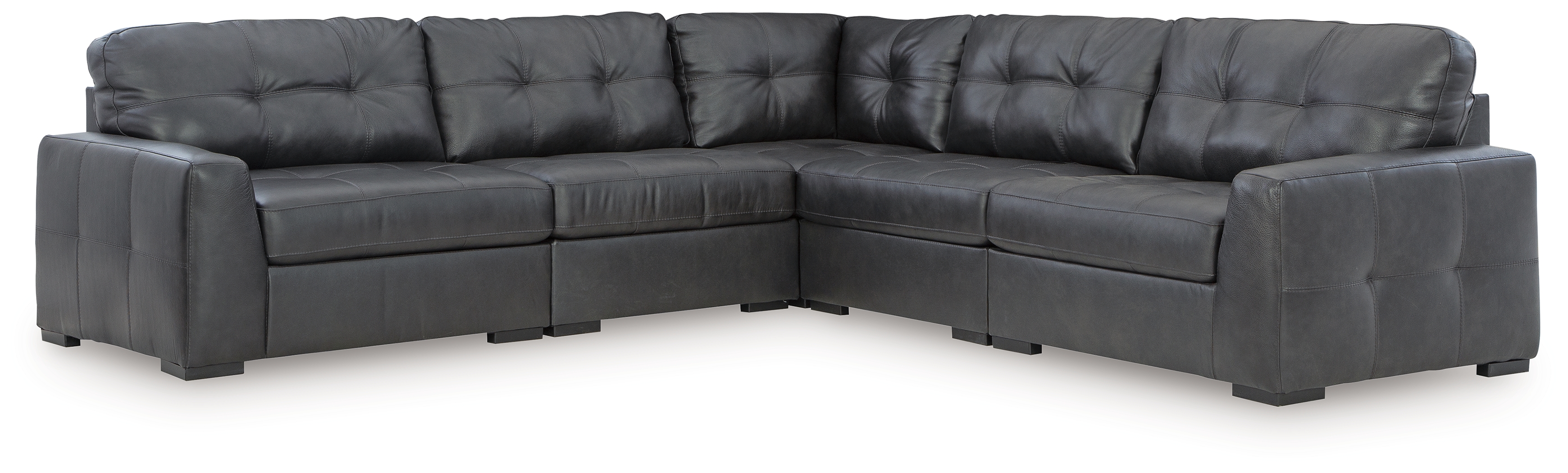 Brindley Pier - 5-Piece Sectional - Fog