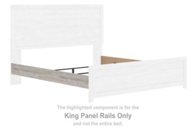 Broachmyn - King Panel Rails - Gray