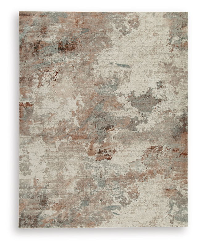 Jadenburg - 8' x 10' Rug - Cream / Gray / Sienna