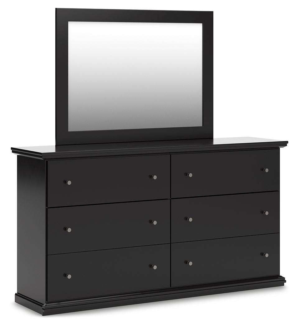 Maribel - Dresser and Mirror - Black