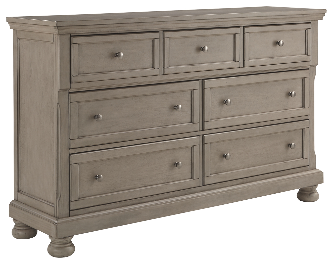 Lettner - Dresser - 7-drawers - Light Gray
