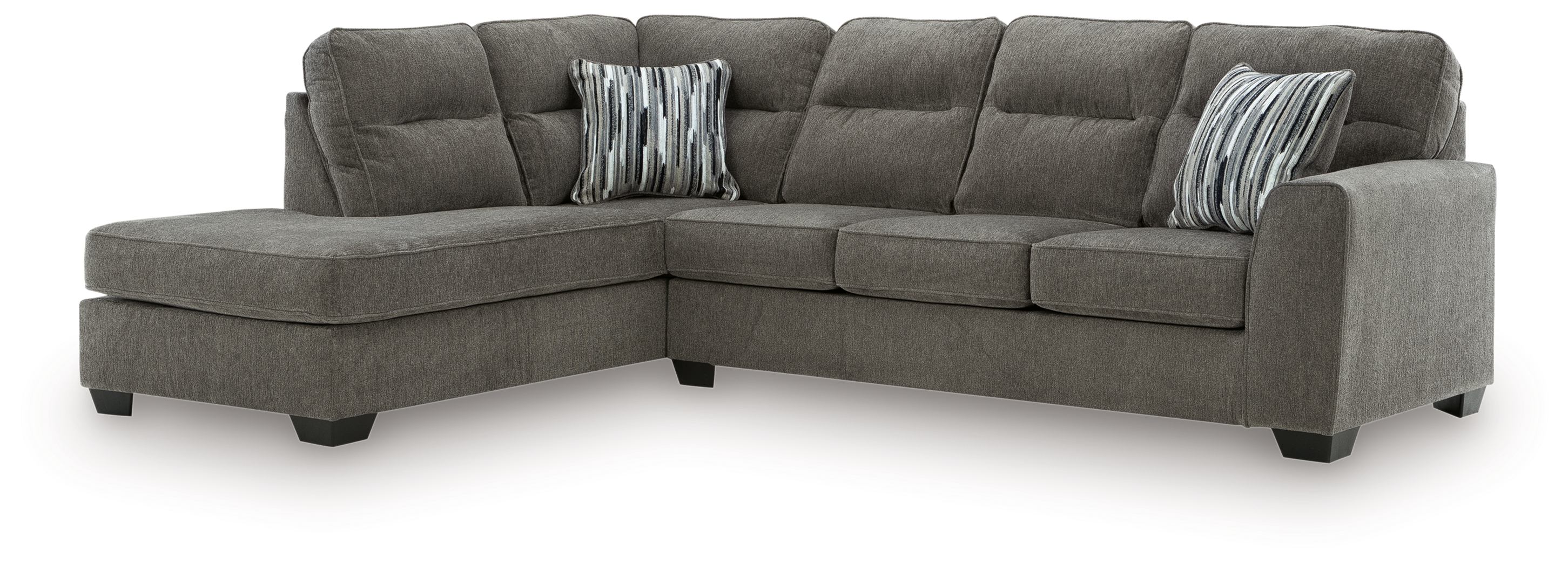 Olten - 2-Piece Sectional With LAF Corner Chaise - Graphite