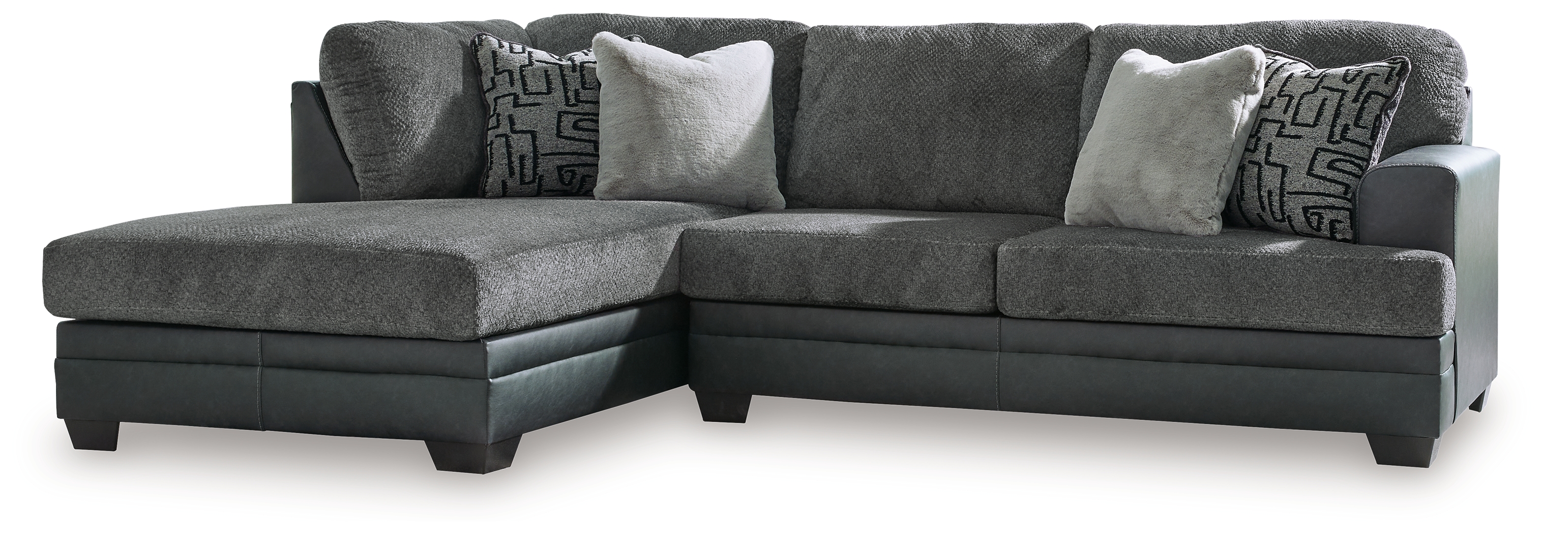 Brixley Pier - 2-Piece Sectional With Laf Corner Chaise - Graphite