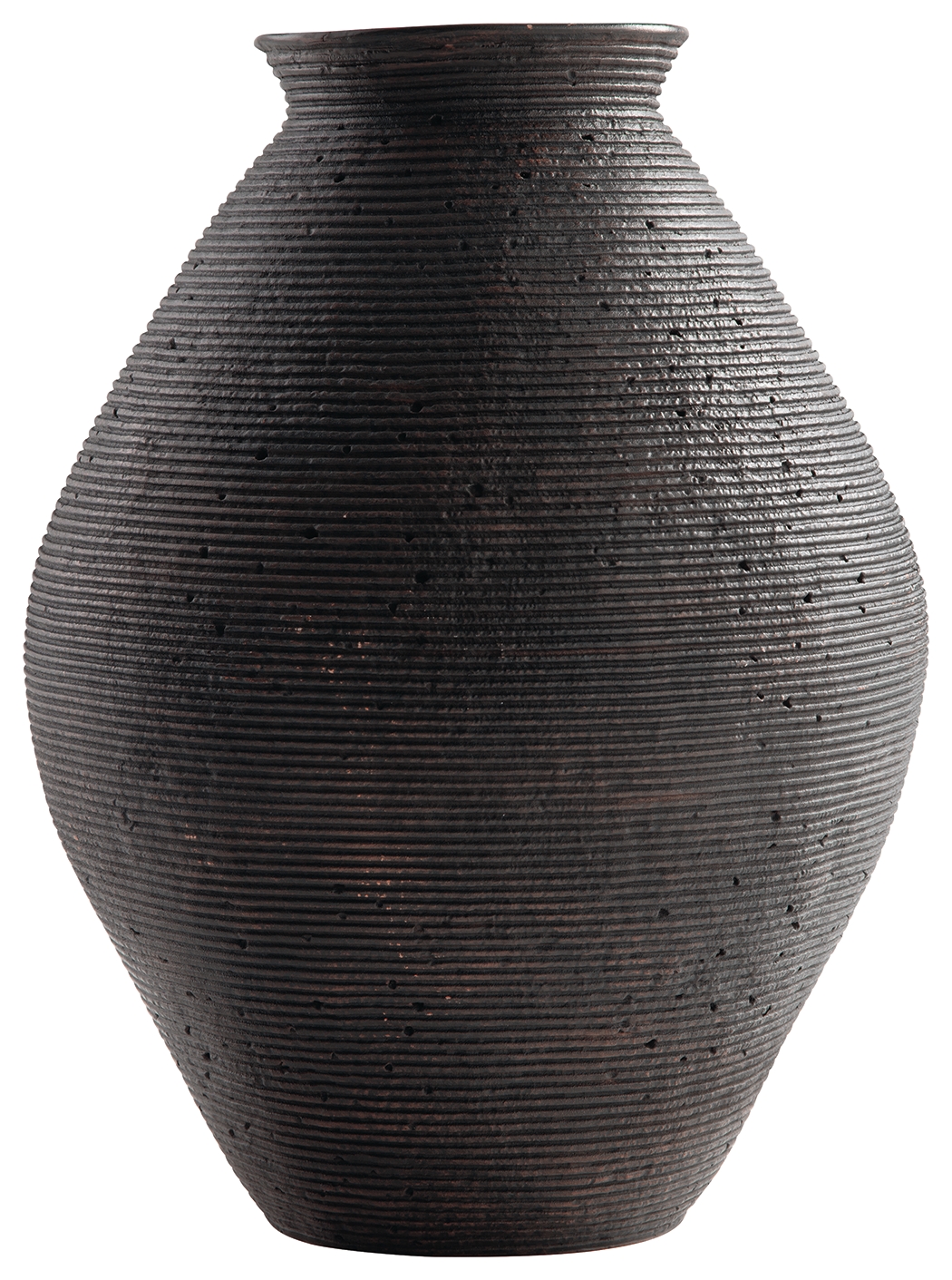 Hannela - Vase - Large - Antique Brown