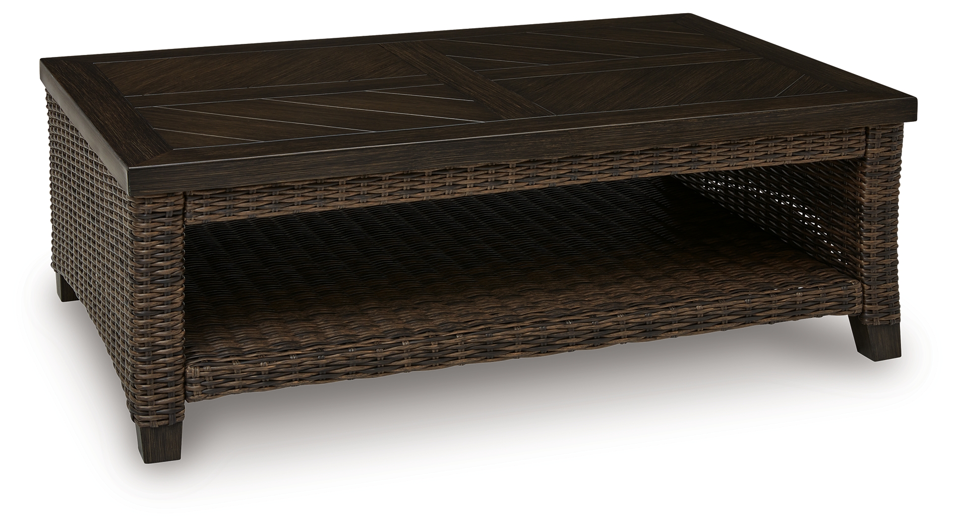Monterey Point - Rectangular Cocktail Table - Dark Brown