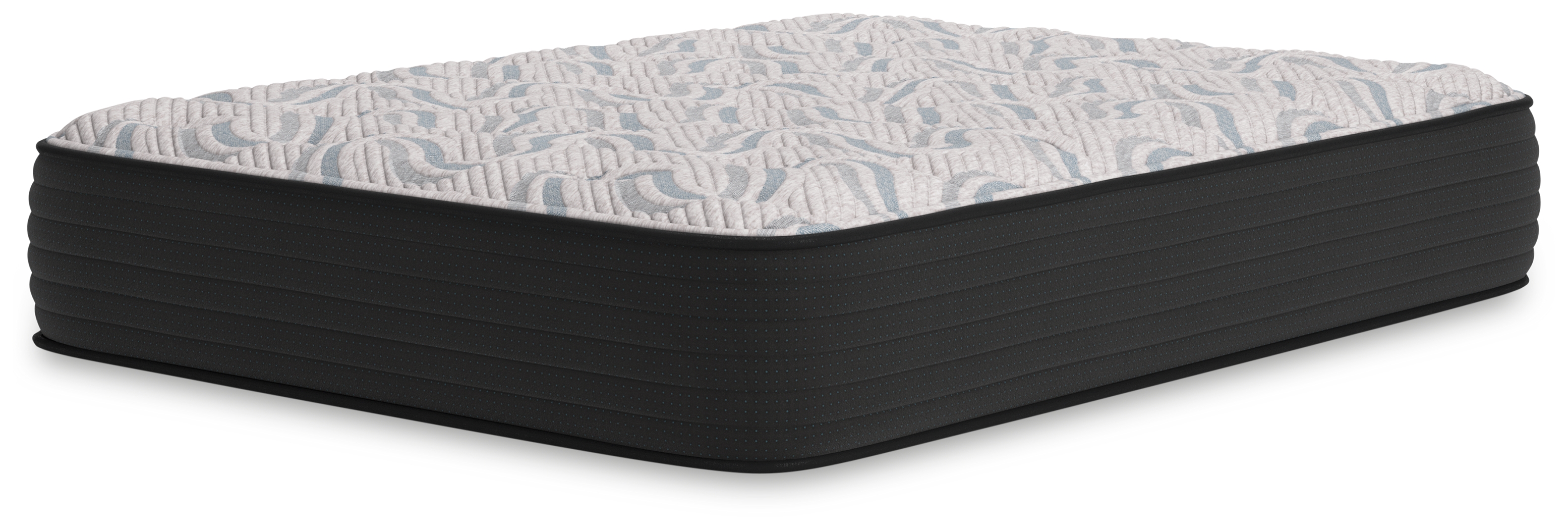 Elite Springs Firm - Queen Mattress - Gray / Blue